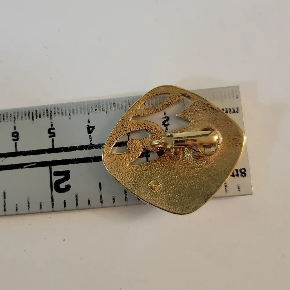 Edgar Berebi goldtone yellow